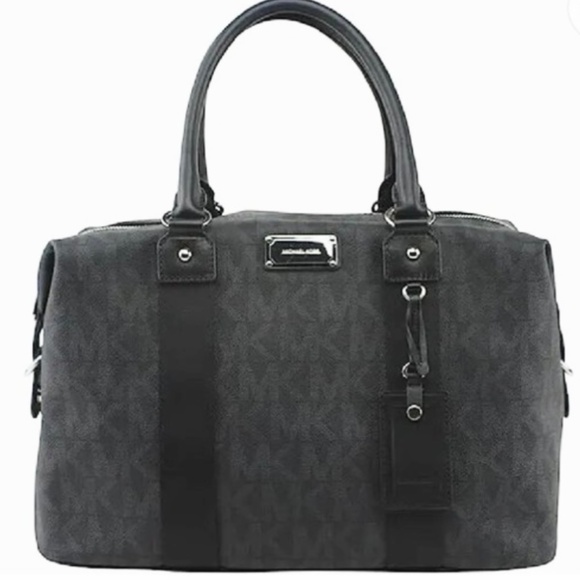 Micheal Kors Monogram Travel Duffer Bag - Discontinue - Picture 1 of 16